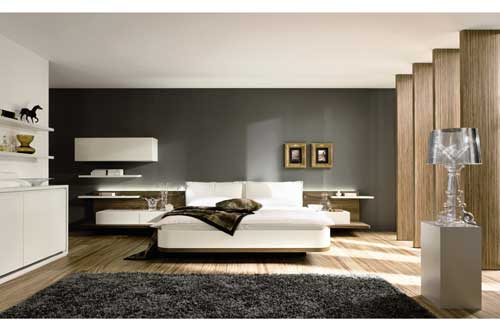 desain interior kamar tidur modern
