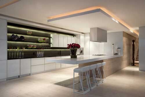 desain interior - tata pencahayaan dapur