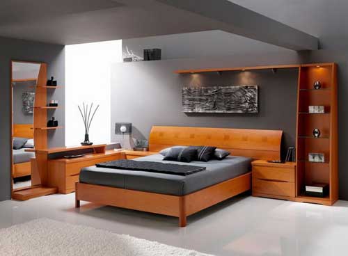 desain interior kamar tidur modern