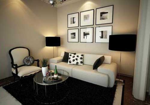 desain interior ruang tamu kecil
