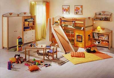 desain interior kamar tidur anak