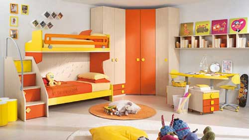 desain interior kamar tidur anak